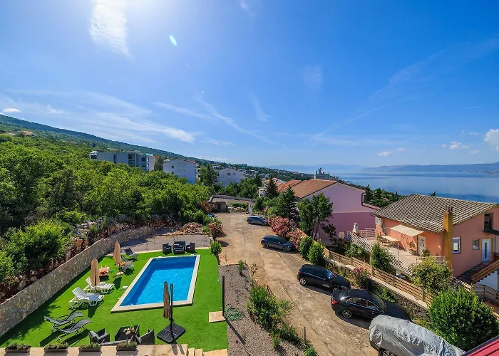 Appartement Malerisches Nur 350 Meter Zum Mit Panoramameerblick, Pool, Aussendusche *
